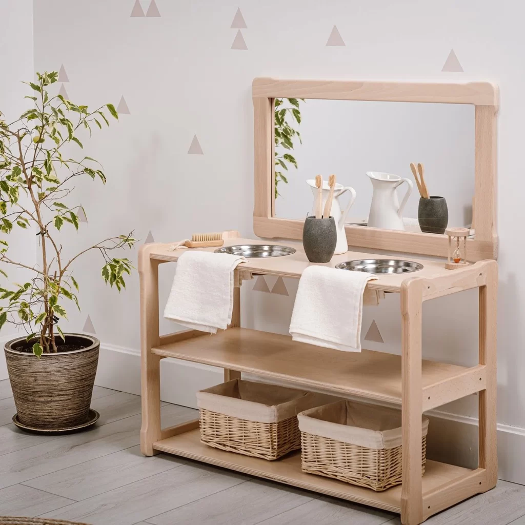 meuble salle de bain montessori