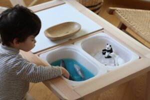 Table d'activités d'eau Montessori : comment la préparer ?