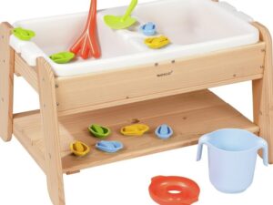 Comment choisir une table d'activité d'eau extérieure Montessori?