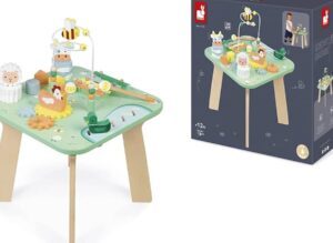Table d'activités Janod en bois : idéale pour l'éveil Montessori ?