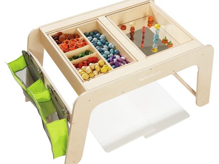Choisir la meilleure table d'activité en bois Montessori ?