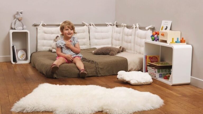 Comment fixer un boudin de lit Montessori ?